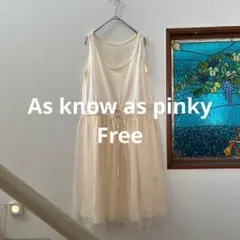 As know as pinky エアリーチュールワンピース　フリーのサムネイル