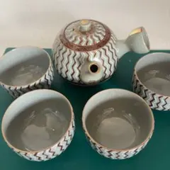九谷焼　煎茶器 急須　湯呑み 急須と茶碗セット0028