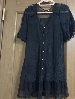 アクシーズファム　axes レース　ロングカーディガンのサムネイル
