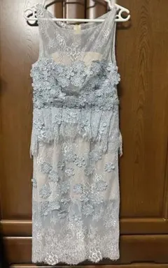 キャバ　ナイトドレス　レース　シースルー