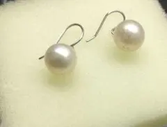 淡水真珠大粒ピアス12-13mm、最終値下げ！ - メルカリ