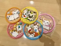 【値下げ可】とっとこハム太郎 クリアラバーコースター　5つまとめ売り