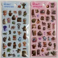 C120 イタリアンブレインロット　3D ぷくぷくシール　2枚セット