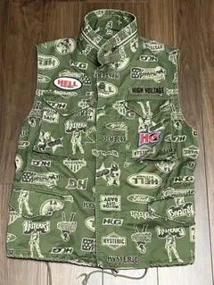 HYSTERIC GLAMOUR 総柄 ミリタリーベストのサムネイル