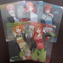 五等分の花嫁 クリアポスターコレクション