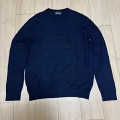 エンポリオアルマーニ 総柄 ニット レーヨン ナイロン