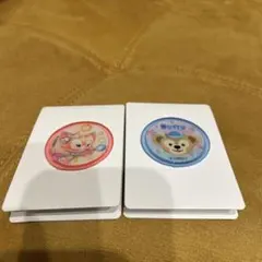 カラフルハピネス刺繍ワッペン ダッフィー•リーナベルセット