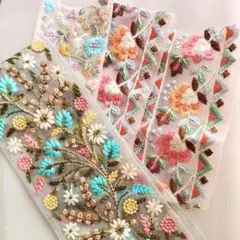 インド刺繍リボン 和洋裁材料