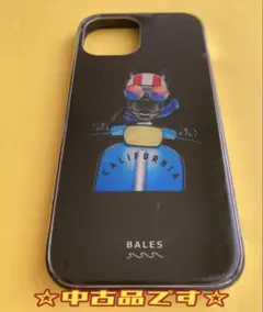 【中古品】BALES カリフォルニアデザイン iPhone15ケースꕤ*.゜