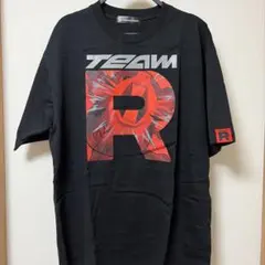 TEAM Rロゴ Tシャツ 黒　ポケモン　ロケット団
