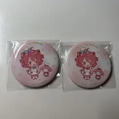 のあ ぱらぴち サンリオデフォ 缶バッジ カラフルピーチ - メルカリ