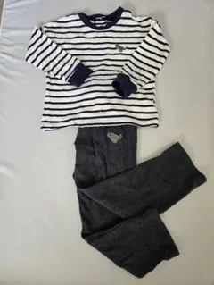 kladskap クレードスコープ長袖Tシャツ&ロングパンツ　ロンT 上下セット