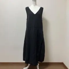 アースエコロコ　ロングワンピース　麻　リネン　麻100% ロング　ワンピース　夏のサムネイル