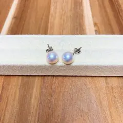 【新品百貨店商品／総本店】2470天女級7.5-8.0mmPTアコヤ真珠ピアス 新品百貨店商品／総本店】2470天女級7.5-8.0mmPTアコヤ真珠ピアス