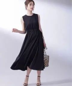 MUVEIL WORK×Anti Soaked切替ワンピース ナノユニバース