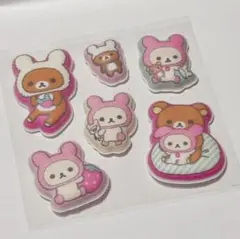 当時物 レア ね〜ね〜 コリラックマ 立体シール もちもちきらりん 立体