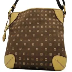 美品✨バリー ショルダーバッグ ブラウン キャンバス