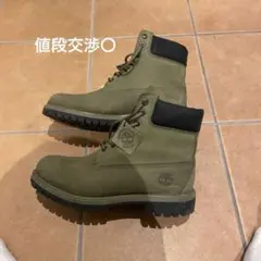 Timberland オリーブ ハイカット ワークブーツ