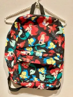 リトルマーメイド　リュック　アリエル　大人用　ディズニー　総柄