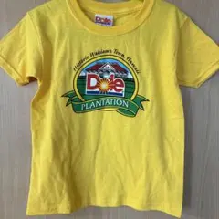 値下げ！新品未使用　Dole イエロープリント Tシャツ サイズのサムネイル