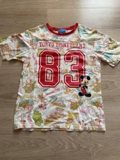 TOKYO Disney resort 総柄ミッキーTシャツ　S