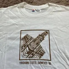 80s 当時物 横浜博覧会 YES'89 公式Tシャツ M シングルステッチ 白