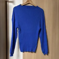 opti ニット　ブルー