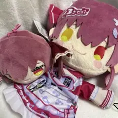 宝鐘マリン パペット 寝そべり ぬいぐるみ