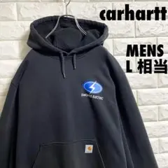 カーハート　プルオーバーパーカー　企業ロゴ　メンズLサイズ相当