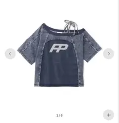atmos pink Mesh Docking T-shirt BLUEのサムネイル