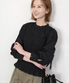 美品】NOBLE シャーリングボーダーニット トップス ベイクルーズ