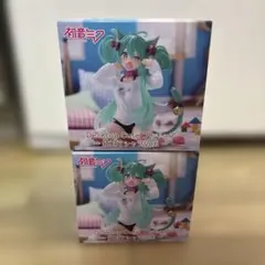 【未開封／送料込／２PCS】初音ミク　フィギュア