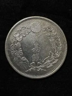 【最終値下げ】貿易銀　明治10年　美品　一圓銀貨 Yahoo!オークション -「明治10年 貿易銀」の落札相場・落札価格