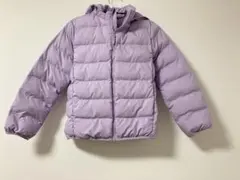 ユニクロ　パフテックウォッシャブルパーカ　パープル　150