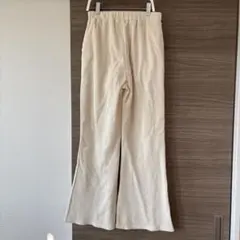 GRL アイボリーフレアパンツ L