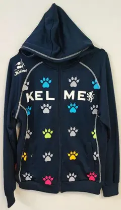 A15 KELME ケルメ ネイビー ジャージ フーディー ジッパー メンズ