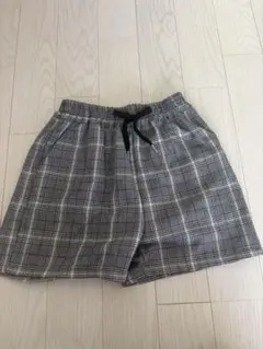 LOVE RABBY チェック柄 ハーフパンツ 150cm