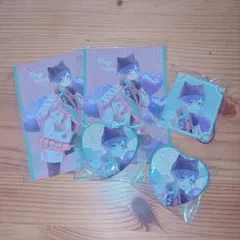 ディアラバ　逆巻カナト　 ブロマイド ラメハート缶バッジ　アクキー