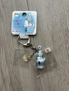 スヌーピー 東京スカイツリー キーホルダー　イニシャル　Y