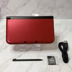 【動作品・付属品付き】ニンテンドー 3DS LL 本体 良品 レッド ブラック