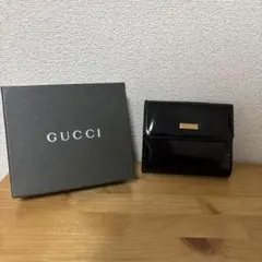 最終値値下げGUCCI グッチ 二つ折り財布 ブラック