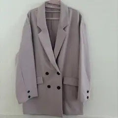 ダブルブレスト テーラードジャケット