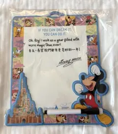 香港ディズニー 限定品　ドリーマーズ・ノートパッド (ホワイトボード)