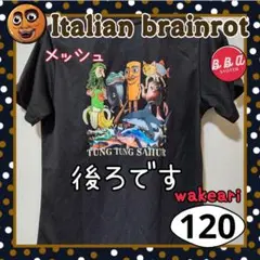 イタリアンブレインロット トゥントゥントゥンサフール Ｔシャツ ワケアリ120