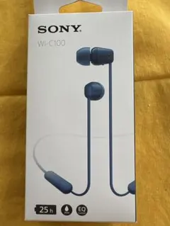 SONY WI-C100 ワイヤレスイヤホン ブルー