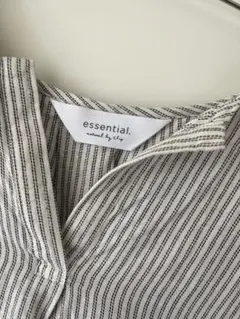 essential. natural by clip ストライプ ワンピース