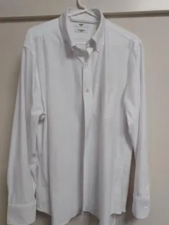 ユニクロ　スーパーノンアイロンシャツ　スリムフィットX L ホワイト