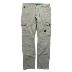 00s G-STAR RAW 希少 バイ カーゴパンツ W32 グレー 古着のサムネイル