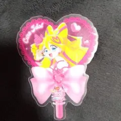 映画キミとアイドルプリキュア入場者特典　うちわ型クリアカード アイドル