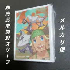 ポケモンカードゲーム　非売品　スリーブ　デッキシールド　ガラガラ　山男　未開封